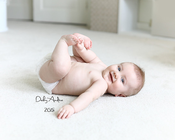 In home children's session natural light